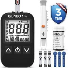 K life Gluneolite Fully Automatic Blood Glucose Check Sugar Testing Machine 25 Strips Glucometer
