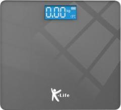 K life WS 101 Electronic Digital Weight Check machine For Human Body 180kg Capacity Weighing Scale