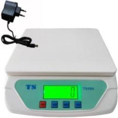 Khargadham Compact Scale With Backlight TS 500v 25 kg with Adaptor Digital Multi Purpose Kitchen Weighing Scale