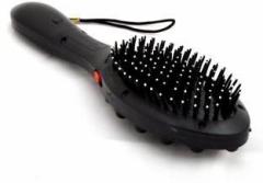 Landvk Magnetic Vibra Plus Head Massager Comb Black Battery Operated Vibration Magnetic Head Massager Hairbrush with Double Speed in Treatment, head massage tool, head massager vibration Massage Brush for Healthy and Beautiful Hair Massager
