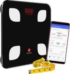 Lifetrons Slinky Smart Digital Fat Analyzer with Measuring Tape app support Body Fat Analyzer