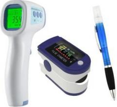 Maiyun HX YL001 Non Contact Infrared Sensor Thermometer techsure Oximeter and Sanitizer Pen Thermometer