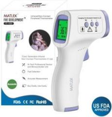 Matlek EPS50 Infrared Thermometer Digital Forehead Non Contact For Body Temperature Result in Fahrenheit and Celsius Thermometer