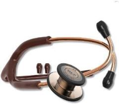 Mcp Cardo 3 Monitoring Stethoscope, Copper Finish Chestpiece, Chocolate Tube for Doctors Students Nurse Acoustic Stethoscope