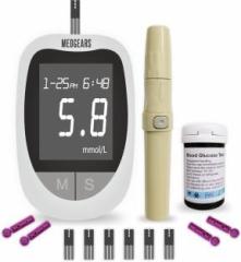Medgears One Glucometer Combo, 50 Strips With 50 Lancets Glucometer