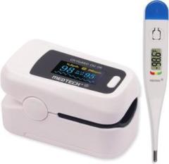 Medtech OG09 Pulse Oximeter SPO2 Blood Oxygen Monitor OLEDDisplay with TMP05 Thermometer Pulse Oximeter