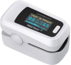Medtech OXYGARD Pulse OXYMETER OG 05 with 1 Year ONSITE Warranty | OLED Display | Perfusion Index | Plethysmograph | Accurate SpO2 | Infrared Measurement | SELF Rotate Screen Pulse Oximeter