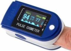 Nehnovit present Fingertip Pulse Oximeter Blood Oxygen Saturation and Pulse Rate Monitor Portable LED Display Battery Included Pulse Oximeter Pulse Oximeter