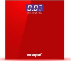 Niscomed Automatic Personal Digital Weight Machine, Scale With Large LCD Display Weighing Scale