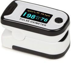 Niscomed Fingertip Pulse Oximeter with Audio Visual Alarm Now With Metal Box. Pulse Oximeter