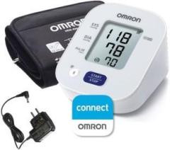 Omron 7143T1 A Most Accurate & Clinically Validated, Most Recommended BP by Doctors Intelli Sense Bp Monitor with Adapter and Storage case Best Bp Monitor