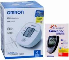 Omron Blood Pressure Monitor HEM 7121J and Dr Morepen Glucometer Gluco, HEM 7121J Bp Monitor