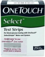 Onetouch Select Test Strips Glucometer