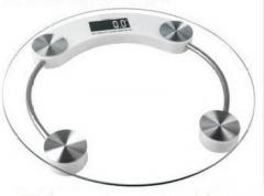 Phyzo 8MM Thick Glass Fat Monitor Round Weighing Scale