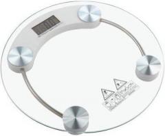 Phyzo Auto shut Off 8MM Glass Personal Round Weighing Scale