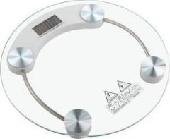 Powernri WS 300A DVZX 9660 Personal Weight Machine 6mm Round Glass Weighing Scale Weighing Scale