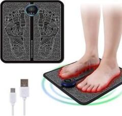 Prishu USB EMS Foot Massager Muscle Feet Leg Massager Foldable Massager Muscle Simulated Massage Therapy for Foot Hand Arms Arthritis Pain Relief Massager