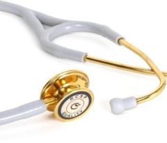 Rcsp Stethoscope For Doctor and Medical Students Brass Ring dual head Gold Plated Acoustic Stethoscope