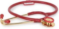 Rcsp stethoscope for students medical girls, Nurses and doctors gold color RED Acoustic Stethoscope