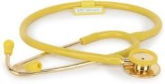 Rcsp stethoscope for students medical girls, Nurses and doctors gold color YELLOW Acoustic Stethoscope
