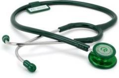 Rcsp tethoscope for doctors medical staff, Nurses and Medical student Professional version III Cardiology Dual Head Acoustic for Pediatric and adult Cardio AL light weight green Acoustic Stethoscope