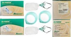 Romsons High Concentration Oxygen Mask Adult HI MASK Pack of 2 Nebulizer
