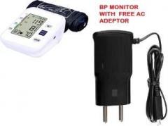 Rsc Healthcare Automatic Digital Blood Pressure Monitor with LCD Display WITH AC ADEPTOR 3 YEAR WARRANTY BP MONITOR WITH ADEPTOR Bp Monitor