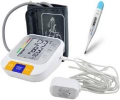 Rsc Healthcare BP 115 fully automatic blood pressure monitor Dr. Morepen BP Monitor with AC/DC Adaptor & Dr. Morepen Digital Thermometer Bp Monitor