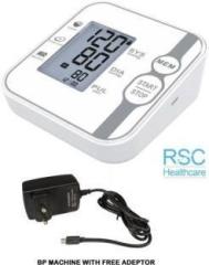 Rsc Healthcare Fully Automatic Digital BP Checking Instrument Blood Pressure checking Machine for BP Testing Doctors and Home Users Bp Monitor WITH AC/DC ADEPTOR Bp Monitor
