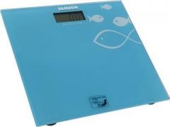 Samso Coloured Glass Top Bathroom Scale Weighing