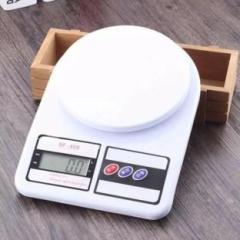 Sarjuzone Electronic Digital 1Gm To 10 Kg Weight Scale LCD Kitchen Weight Scale Machine Measure For Fruits, Spice, Food, Vegetable And More Weighing Scale
