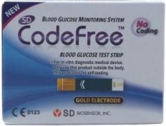 Sd Code Free Glucometer Strips 100Tests Glucometer