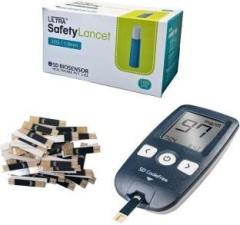 Sd Codefree Blood Glucose Monitors with 100 Strips & 100 Safety Lancets Glucometer