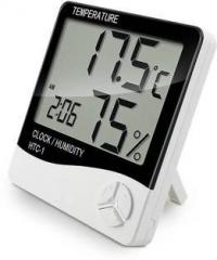 Sellrider TETRAMETER CLOCK HTC Digital Hygrometer Humidity Meter with clock 1 Thermometer