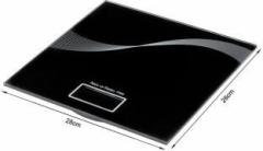 Shreeji Plus Premium 180KG Wave Design Heavy Duty Electronic Thick Tempered GlassLCDDisplay Weighing Scale