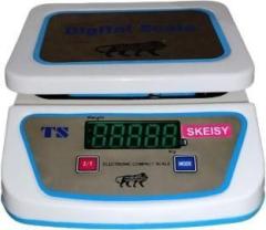 Skeisy TS 570 L 30kg Double Display With Inbuilt Rechargeable Battery Weight Machin Weighing Scale