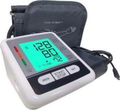 Swadesi By Mcp BP120 Blood Pressure Monitor with Smart 3 Colored Backlight Display of 4.3 Inch Fully Automatic Digital Blood Pressure and PulseRate Monitor with Adapter Bp Monitor