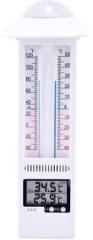Swadesi By Mcp Digital Room Thermometer Max Min Thermometer Greenhouse Classic Design for Home The Garden Greenhouse, Home Easily Wall Mounted Room Temperature Monitor Indoor Thermometer