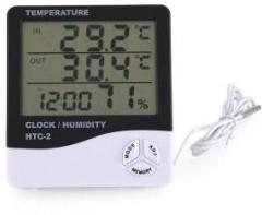 Thermomate Humidity Meter with Clock LCD Display Wall Mount, indoor & outdoor RT20 Thermometer