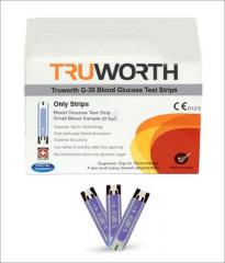 Truworth G 30 Test Strips 50 Glucometer