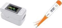 Vandelay Pulse Oximeter and Digital Oral Thermometer Health Care Appliance Combo Pulse Oximeter