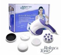 Wds Relax & Spin Tone Body Massager With Weight Loss Function Very Powerful, Muscles, Fat Burning, Reduces Weight, Face, Back, Head, Neck, Leg, Stress Relief Quality Assurance Massager