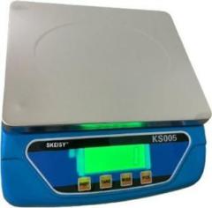 Yuvex Steel plater weight machine 30kg*1gm with adaptor Weighing Scale