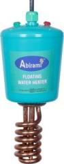 Abirami 2000 Watt Floating 2000W | 100% Copper Heating Tube | SHOCKPROOF MEDIUM GREEN Shock Proof Water Heater (100% Copper Element)