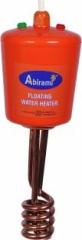 Abirami 2000 Watt Floating 2000W | 100% Copper Heating Tube | SHOCKPROOF Shock Proof Water Heater (BIG RED)
