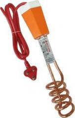 Accurate 1500Wt Copper Pipe with water proof 1500 W immersion heater rod (Orange)