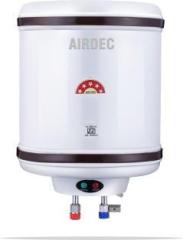 Airdec 15 Litres Heaton Automatic Auto Cut Off with Free Installation Kit Storage Water Heater (Ivory)