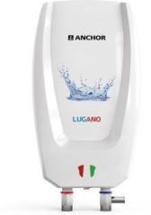 Anchor By Panasonic 3 Litres 3L Lugano Instant Geyser with advance 4 level safety Instant Water Heater (White)