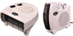 Bluechip Combo 2000 Watt Portable Copper Winding Home Blower Heater ; Operating Voltage: 220 240 volts | Noiseless Room Fan Heater with Adjustable Thermostat 1 Year warranty Fan Room Heater (COMBO HEATER)