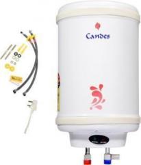 Candes 6 Litres Metal Storage Water Heater (White)
